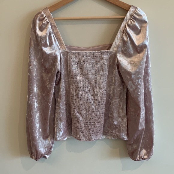 Anthropologie Corset Style Blouse with Puff Sleeve- Size S - Picture 2 of 4